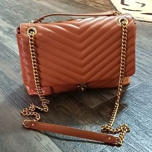 Edie Flap Shoulder Bag - Caramellow